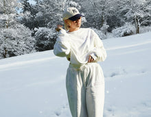 Load image into Gallery viewer, Mock neck crew off white